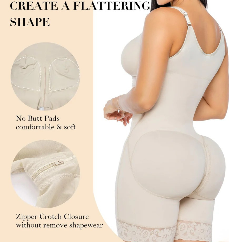 Women's CurveLift Tummy Control Butt Lifter Shapewear Bodysuit