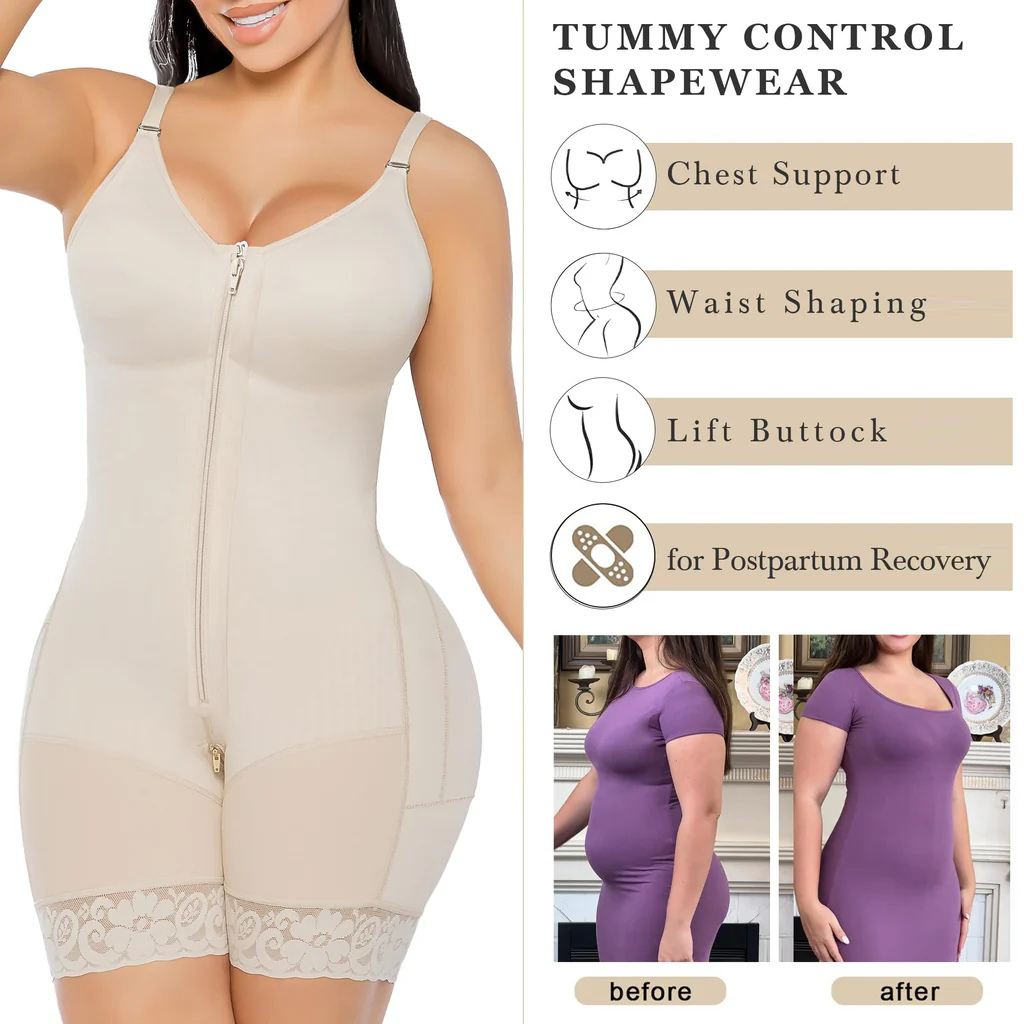 Women's CurveLift Tummy Control Butt Lifter Shapewear Bodysuit