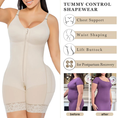 Women's CurveLift Tummy Control Butt Lifter Shapewear Bodysuit
