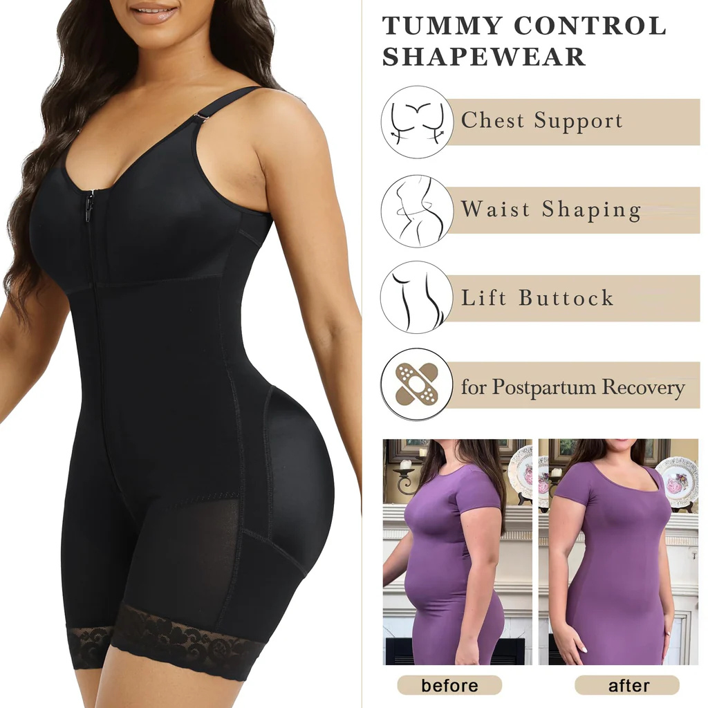 Women's CurveLift Tummy Control Butt Lifter Shapewear Bodysuit
